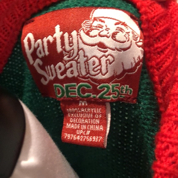 Meowy Catmas Ugly Christmas Sweater Size Medium - Picture 4 of 7